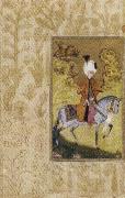 unknow artist A Young Prince on Horseback oil on canvas